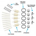 Quantum Fuel Systems Fuel Pump Assembly Repair Kit w/ Fuel Pressure Regulators, Filters/Strainers, Tank Seal Gaskets, Flex Hoses & Clamps for the KTM 150 EXC '20-23 & etc Quantum Fuel Systems Fuel Pump Assembly Repair Kit w/ Fuel Pressure Regulators, Filters/Strainers, Tank Seal Gaskets, Flex Hoses & Clamps for the KTM 150 EXC '20-23 & etc